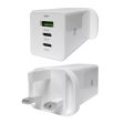 Xtrememac 3 Port Wall Charger with GaN Power Tech - 65W   White Online