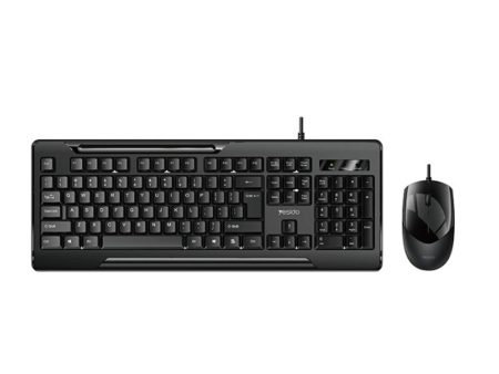 Yesido KB14 Wired Keyboard Mouse Combo Keyboard Mouse Set - 1.5M   USB   104 keys - Black For Sale