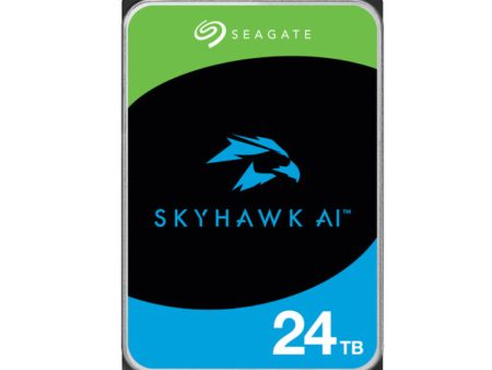 Seagate SkyHawk AI Surveillance ST24000VE002 Hard Drive - 24TB   SATA 6Gb s   512 MB Buffer on Sale