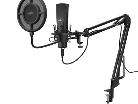 uRage Stream 800 HD USB Studio Streaming Microphone - 2.5M   USB    Wired - Black For Discount