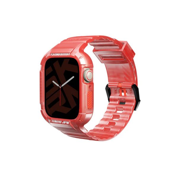 SKINARMA Apple Watch Strap Saido 45 44 mm - Red Fashion