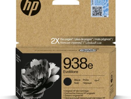 HP 938e Black Color - 2500 Pages   Black Color   High Capacity   Ink Cartridge on Sale