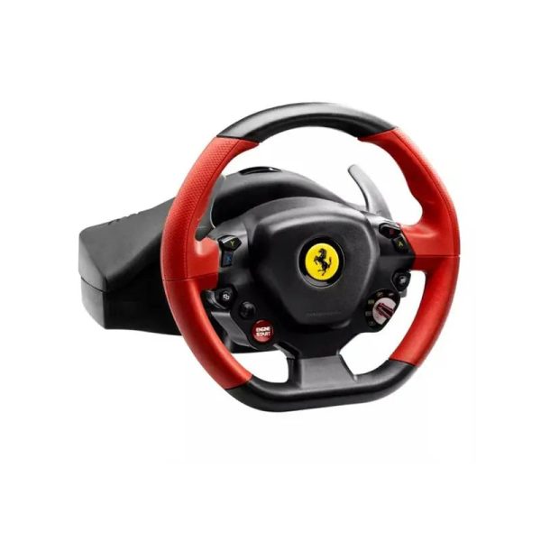 Thrustmaster Gaming Ferrari 458 Spider Racing Steering Wheel - Black Red Online