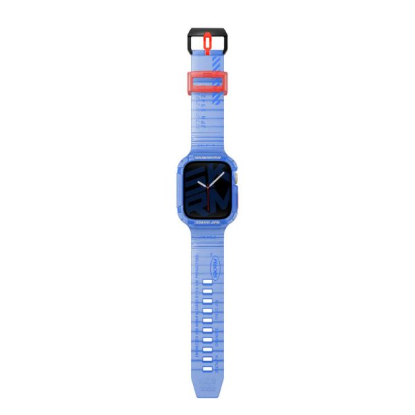 SKINARMA Apple Watch Strap Saido 45 44 mm - Blue Online Sale