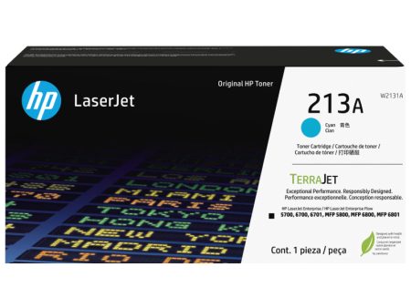 HP 213A Cyan Original LaserJet Toner Cartridge - 3000 Pages   Cyan Color   Toner Cartridge For Cheap