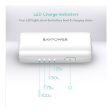 RAVPower Portable Power Bank with iSmart QC - 3350mAh   White Online Hot Sale