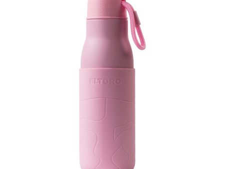 Eltoro Stainless Steel Bottle - 500ml   Pink with Pink Sleeve Online