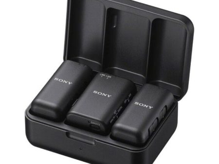 SONY ECM-W3 Two Wireless Microphone - Bluetooth 5.3   3.5mm   Black For Sale