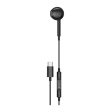 Porodo Mono Earphone with Type-C Connector - Black Supply