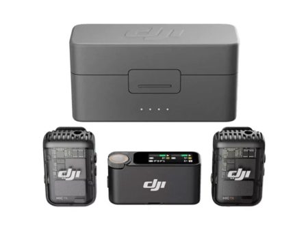 DJI Mic 2 Digital Wireless Dual Microphone Kit Charging Case - 3.5mm Jack   USB   Lightning   Type-C - Black Cheap