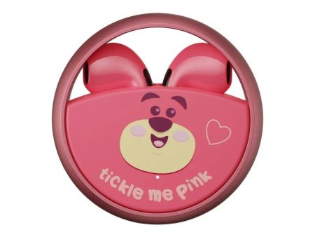 Disney QS-13 Bluetooth Wireless headphones - Lotso Pink For Sale