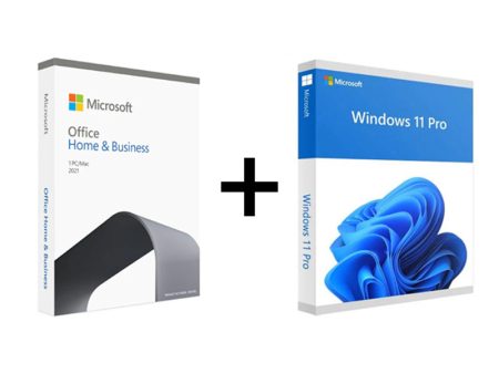 Microsoft Office Home and Business 2021 - 1 Person License   ESD + Microsoft Windows 11 Professional - 1 User License   64-Bit   DVD - Bundle Offer For Discount