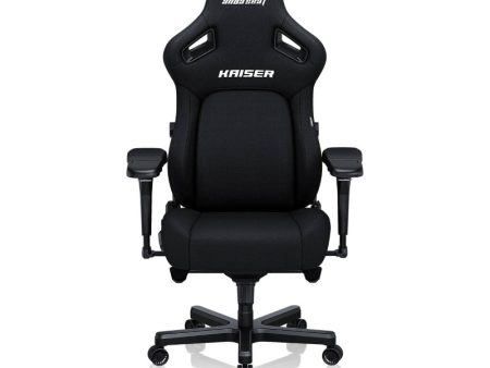 AndaSeat Kaiser 4 Gaming Chair - Large   Black Fabric Online Sale