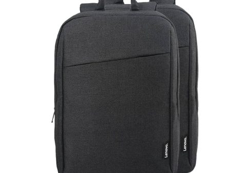 Lenovo B210 Casual Backpack - 15.6-inch   Charcoal Black - Laptop Bag   Pack Of 2 For Cheap