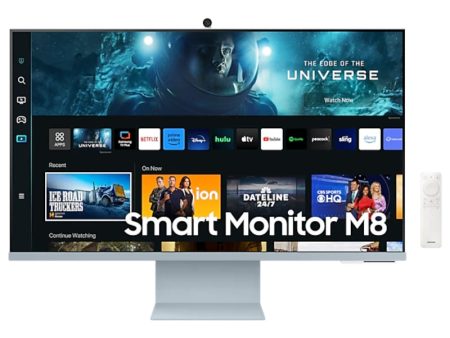 Samsung 4K M80C LS32CM80BUMXUE Smart Monitor - 32.0  4K   4ms   HDMI   USB   Bluetooth v5.2   WiFi   Cloud Blue - Monitor Cheap