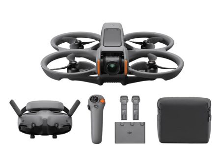 DJI Avata 2 Fly More Combo (3 Batteries) - 2150mAh   12MP   4K HDR   WiFi - Black Fashion