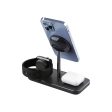 XPower WLS10 5 In1 MFW Magnetic Wireless Charging Station - 15W   Black on Sale