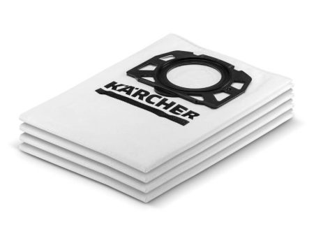 KARCHER KFI 487 Fleece Filter Bags - White Supply