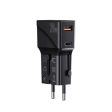 Yesido MC17 Universal Travel Charger - 20W   USB-C   USB-A   Black Fashion