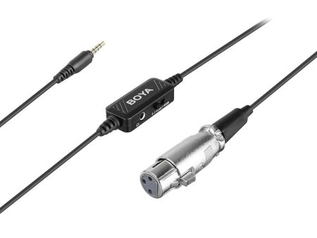 BOYA BY-BCA6 XLR TO 3.5mm Plug Microphone Cable For Discount