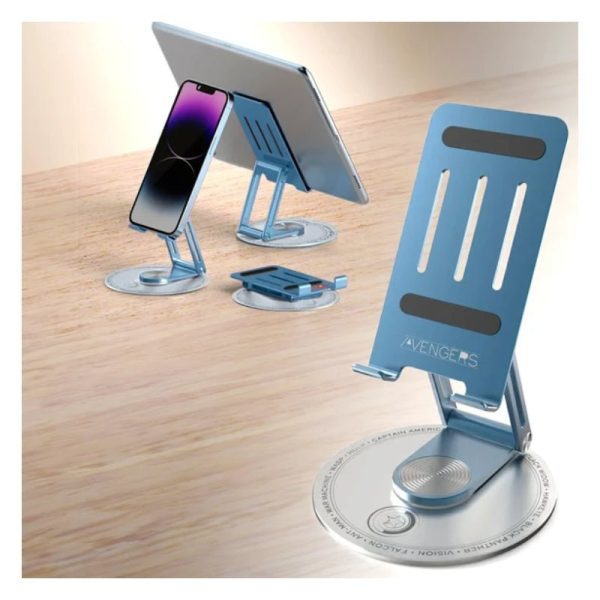 Disney QS-21 Multifunctional rotating tablet stand - Captain American Blue on Sale