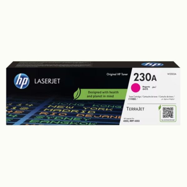 HP 230A Magenta Color - 1,800 pages   Magenta Color   Toner Cartridge Fashion