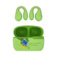 Disney QS-T10 Clip-on Bluetooth Wireless headphones - Three-eye-boy Green Sale