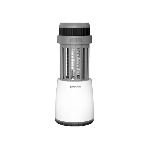 Porodo LifeStyle Outdoor 5W Lamp with Mosquito Zapper - Black Grey on Sale