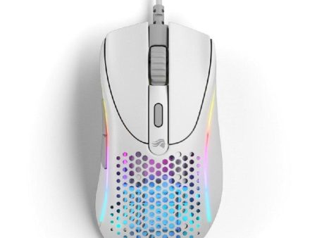 Glorious Model D2 Wired RGB Gaming Mouse - Matte White Supply