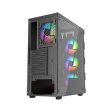 Twisted Minds Titan Glass Mid Tower Gaming Case - Black For Discount