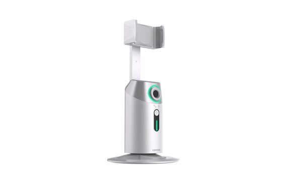 Porodo Gimbal with AI Face tracking Gesture Recognition - White Hot on Sale