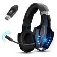 PHOINIKAS G9000 MAX Gaming Headphone - Black Blue For Discount