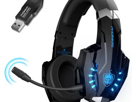 PHOINIKAS G9000 MAX Gaming Headphone - Black Blue For Discount