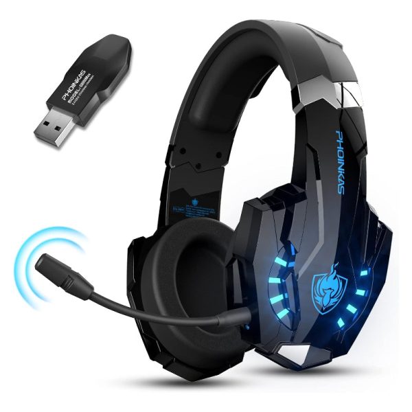 PHOINIKAS G9000 MAX Gaming Headphone - Black Blue For Discount