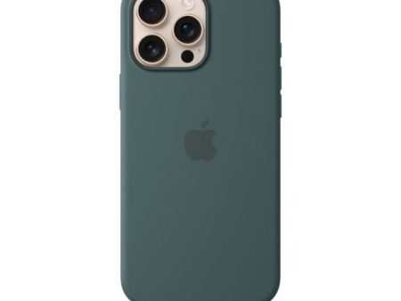 Apple Silicone Case with MagSafe - Apple iPhone 16 Pro   Lake Green Online now