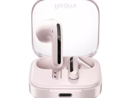 Redmi Buds 6 Active Earbuds - Bluetooth   Transparent Pink on Sale