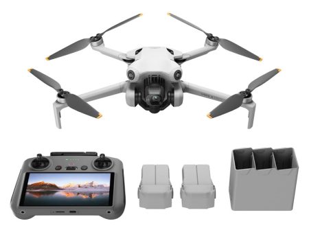 DJI Mini 4 Pro Fly More Combo Plus - 48MP   4K UHD   USB   WiFi - Gray For Sale