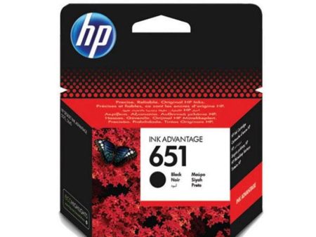 HP 651 Black Ink Cartridge - 600 Pages   Black Color   Ink Cartridge Supply