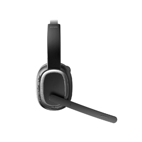 Porodo ENC Wireless Work Headphone - Black Online