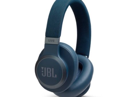 JBL Live 650BTNC Noise Cancelling Headphones - Over-Ear   Wireless   Blue Hot on Sale