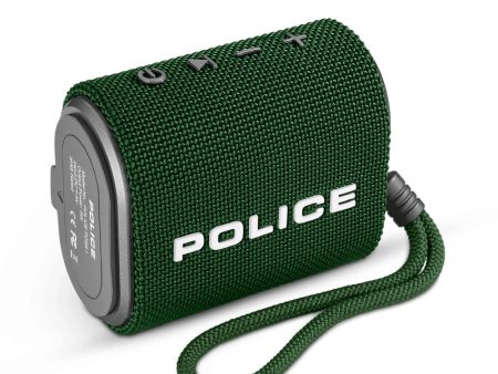 POLICE Mini Portable Speaker I - Bluetooth   3.5mm   Green For Sale