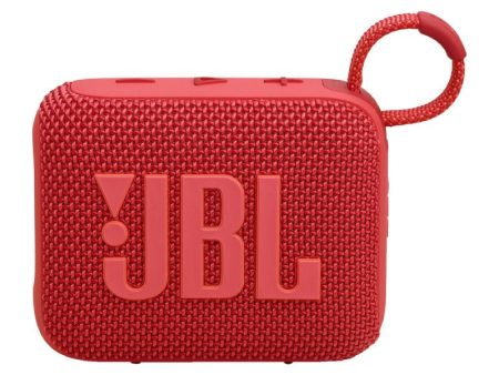 JBL Go 4 Ultra-Portable Bluetooth Speaker - 5.3   Red Supply