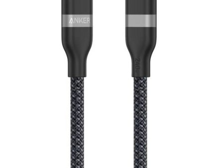 Anker USB-C to USB-C Upcycled Braided Cable - 240W   0.9 Meter   Black Online Hot Sale