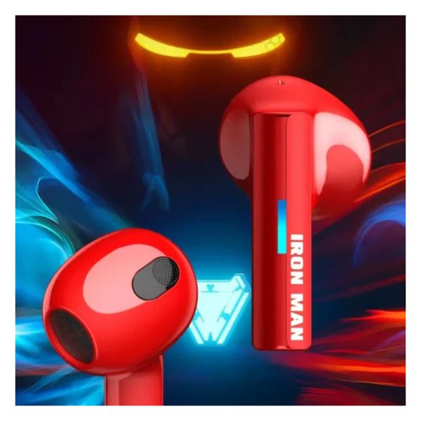 Disney QS-X1 Bluetooth Wireless headphones - Ironman Red Online now