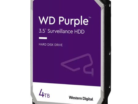 WD Purple Surveillance Hard Drive - 4TB   SATA   Up to 175MB s - Internal Hard Drive Hot on Sale