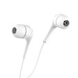 Hoco M40 Earphones - 3.5mm Jack   In-Ear   Wired   White Online now