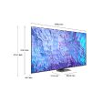 Samsung QA65Q80CAUXZN Smart TV - 65  QLED   4K   100Hz   USB   HDMI   Gray Online Sale