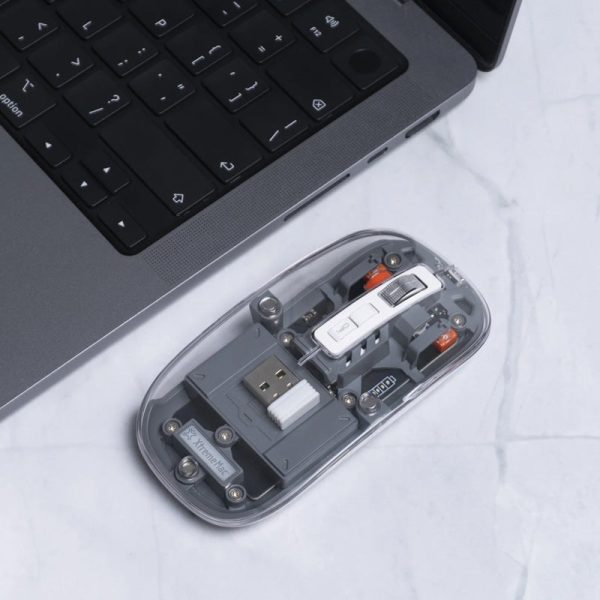 XtremeMac Bluetooth Transparent Mouse - 2.40GHz   Black - Mouse Online now