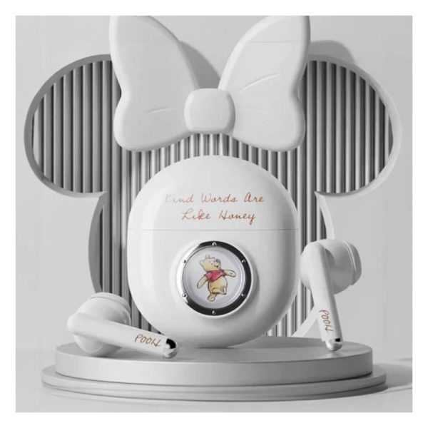 Disney QS-11 Bluetooth Wireless headphones - Winnie White Hot on Sale