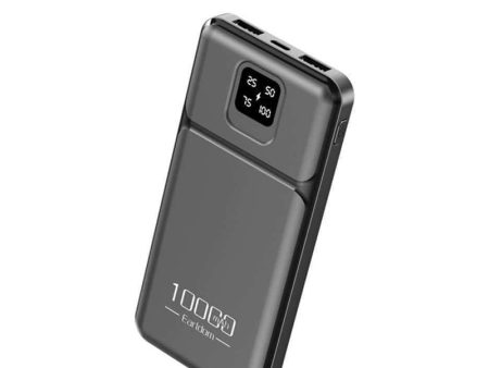 Earldom PB64 Backup Phone Charger Powerbank - 10000mAh   LCD   Type-C   USB - Black Fashion